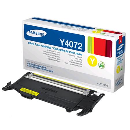 Product image for Samsung CLT-Y4072S Yellow Original Toner Cartridge - Small
