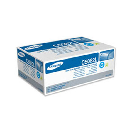 Product image for Samsung CLT-C5082L Cyan Original High Capacity Toner Cartridge - Small