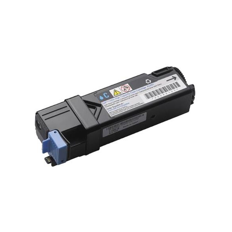 Product image for Dell 593-10259 Cyan Original High Capacity Cyan Toner Cartridge - Small