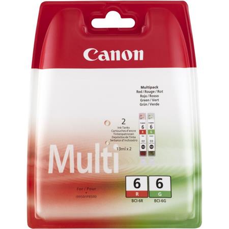 Product image for Canon BCI-6 R/G Original Multipack Ink Cartridges - Small