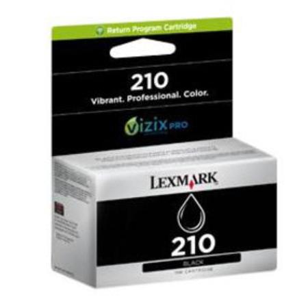 Product image for Lexmark No.210 Black Original Standard Capacity Return Program Ink Cartridge - Small