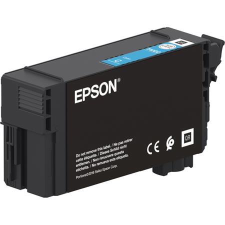Product image for Epson T40C2 (T40C240) UltraChrome XD2 Cyan Original Standard Capacity Ink Cartridge - Small
