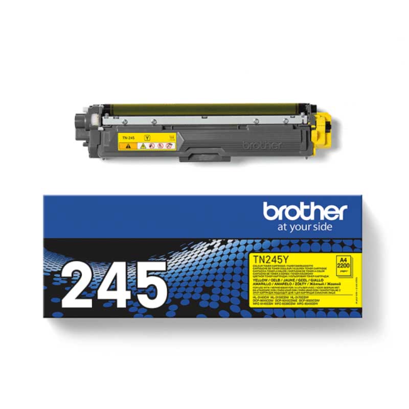 Product image for Brother TN245Y Yellow Original High Capacity Toner Cartridge - Small