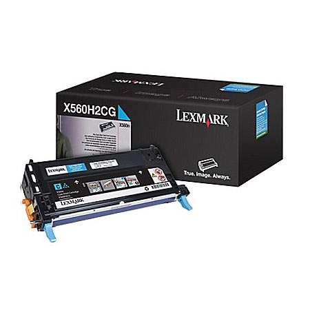 Product image for Lexmark X560H2CG Cyan Original High Capacity Toner Cartridge - Small
