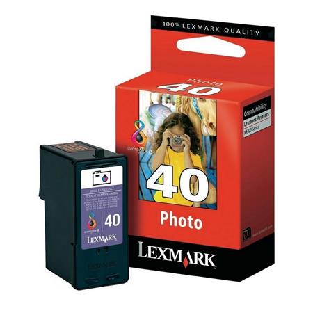 Product image for Lexmark No.40 Photo Color Original  Ink Cartridge (18Y0340E) - Small