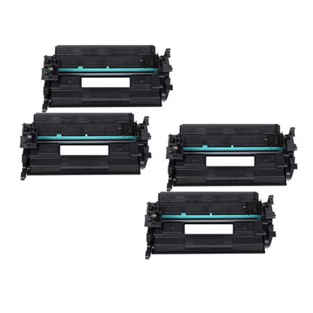 Product image for 999inks Compatible Quad Pack Canon 057 Black Laser Toner Cartridges - Small