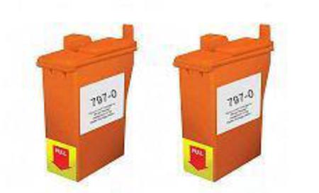 Product image for 999inks Compatible Twin Pack Pitney Bowes 7970 Inkjet Printer Cartridges - Small