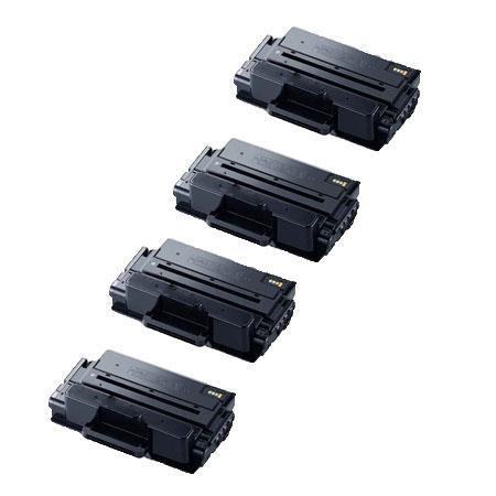 Product image for 999inks Compatible Quad Pack Samsung MLT-D203U Black High Capacity Laser Toner Cartridges - Small