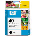Product image for HP 40 Black Original Inkjet Print Cartridge (51640A) - Small