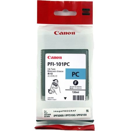 Product image for Canon PFI-101PC Photo Cyan Original Ink Cartridge - Small