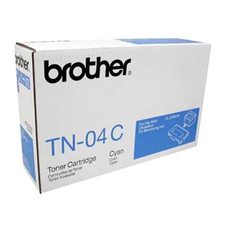Product image for Brother TN04C Cyan Original Laser Toner  (TN-04C) - Small