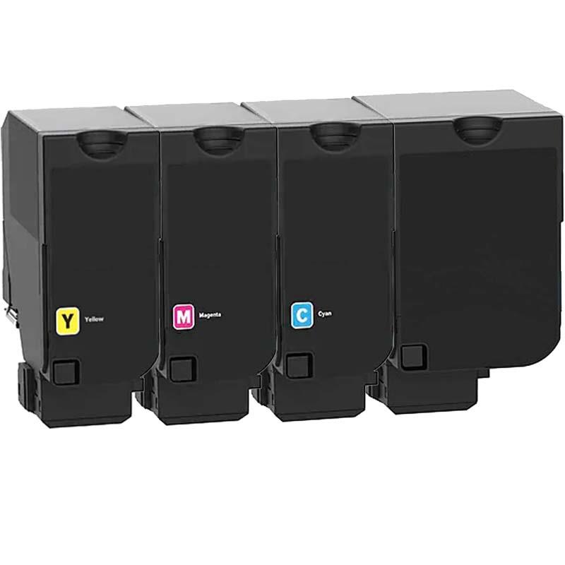 Product image for 999inks Compatible Multipack Lexmark 71C0H10/40 1 Full Set High Capacity Laser Toner Cartridges - Small