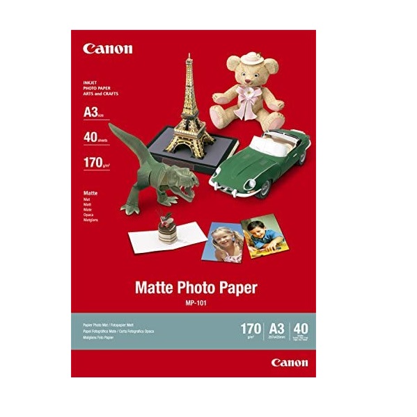 Product image for Canon MP-101 (A3) Photo Paper (40 Sheets) - Small