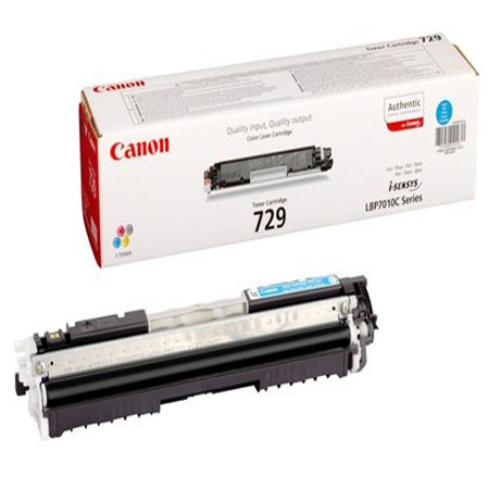 Product image for Canon 729C (4369B002AA) Cyan Original Laser Toner Cartridge - Small