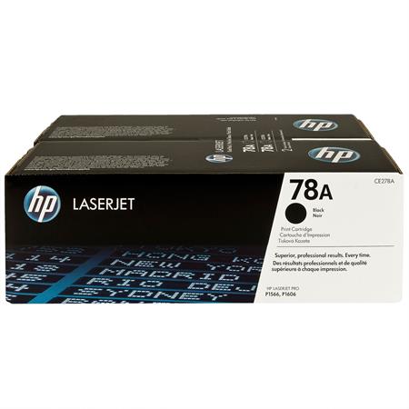 Product image for HP 78A Black Original Laser Toner Cartridge - Twin Pack - Small