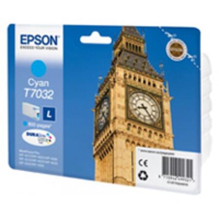Product image for Epson T7032 (T70324010) Cyan Original Cartridge - Small