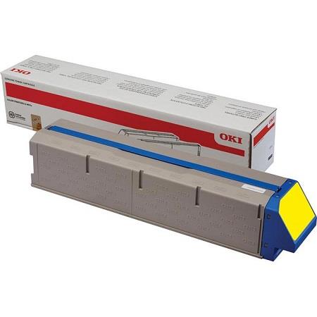 Product image for OKI 45536413 Yellow Original Standard Capacity Toner Cartridge - Small