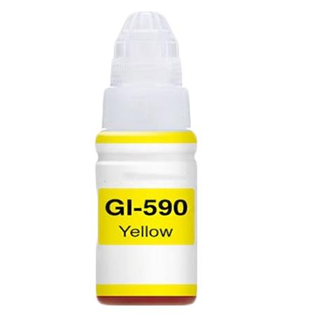 Product image for 999inks Compatible Yellow Canon GI-590Y Inkjet Printer Cartridge - Small