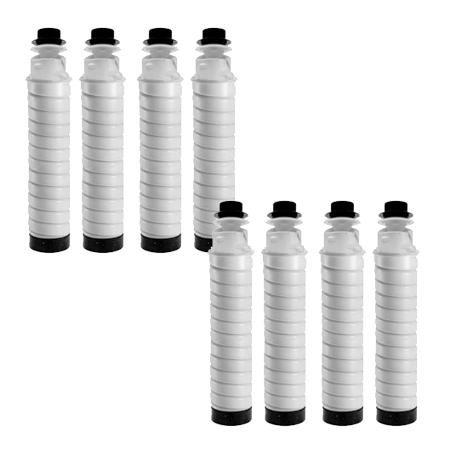 Product image for 999inks Compatible Eight Pack Ricoh 888087 Black Laser Toner Cartridges - Small