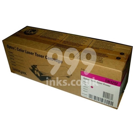 Product image for Lexmark 1361212 Magenta Original Toner Cartridge - Small