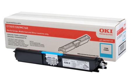 Product image for OKI 44250719 Cyan Original Toner Cartridge - Small