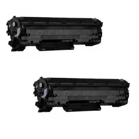 Product image for 999inks Compatible Twin Pack Canon 725 Black Laser Toner Cartridges - Small