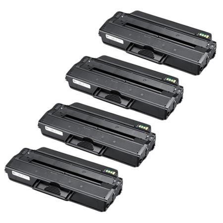 Product image for 999inks Compatible Quad Pack Samsung MLT-D103L Black High Capacity Laser Toner Cartridges - Small
