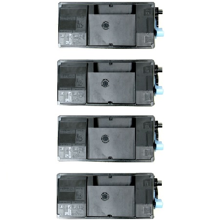 Product image for 999inks Compatible Quad Pack Kyocera TK-3130 Black Laser Toner Cartridges - Small