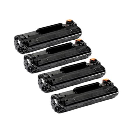 Product image for 999inks Compatible Quad Pack HP 79X Black High Capacity Laser Toner Cartridges - Small