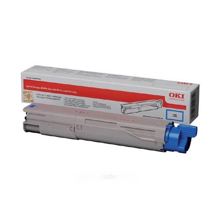Product image for OKI 45862839 Cyan Original Standard Capacity Toner Cartridge - Small