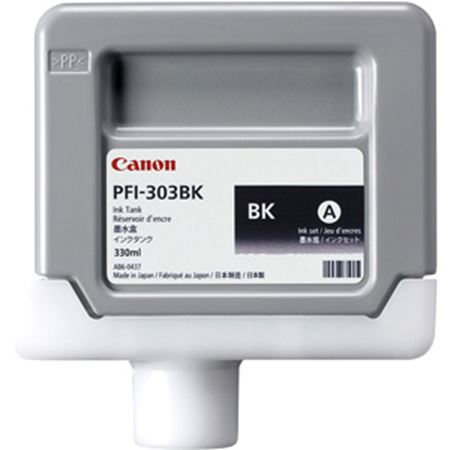 Product image for Canon PFI-303BK (2958B001AA) Black Original Standard Capacity Ink Cartridge - Small