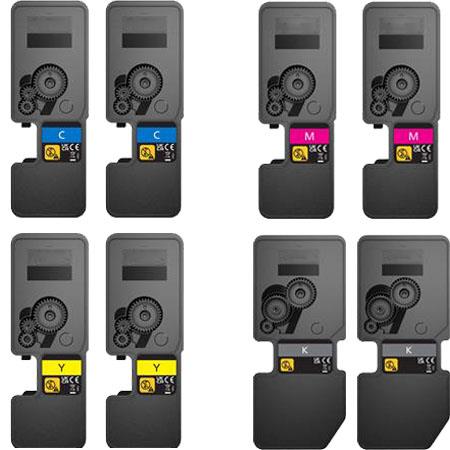 Product image for 999inks Compatible Multipack Kyocera TK-5440K/Y 2 Full Sets Laser Toner Cartridges - Small