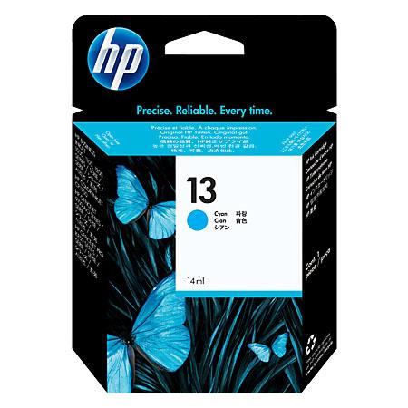 Product image for HP 13 Cyan Original Inkjet Cartridge (C4815AE) - Small