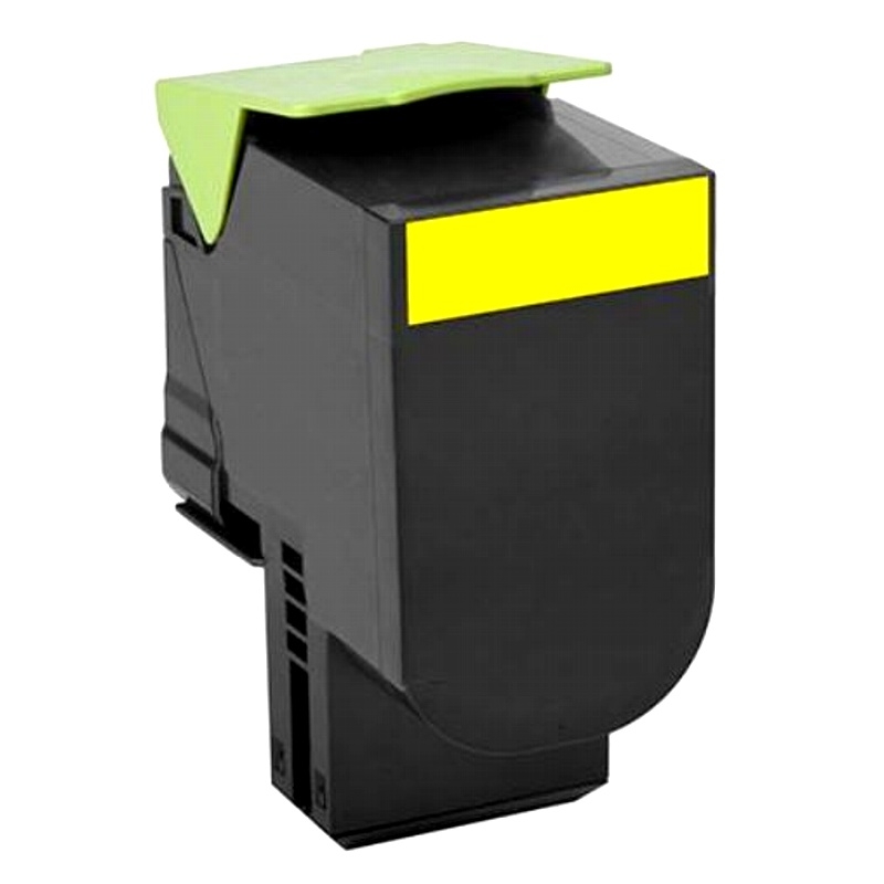 Product image for 999inks Compatible Yellow Lexmark C232HY0 High Capacity Laser Toner Cartridge - Small