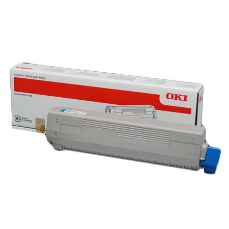 Product image for OKI 46471103 Cyan Original Standard Capacity Toner Cartridge - Small