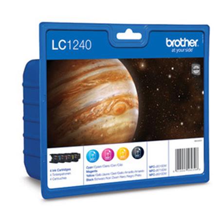 Product image for Brother LC1240 BK/C/M/Y Original Multipack Ink Cartridges - Small