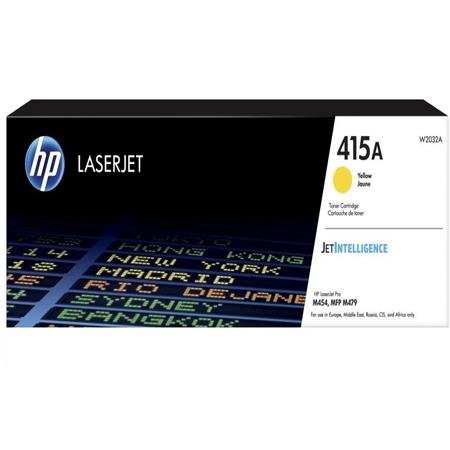 Product image for HP 415A (W2032A) Yellow Original Standard Capacity Toner Cartridge - Small