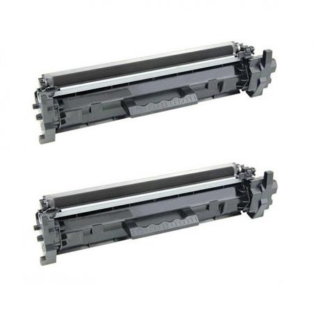 Product image for 999inks Compatible Twin Pack HP 17A Black Laser Toner Cartridges - Small