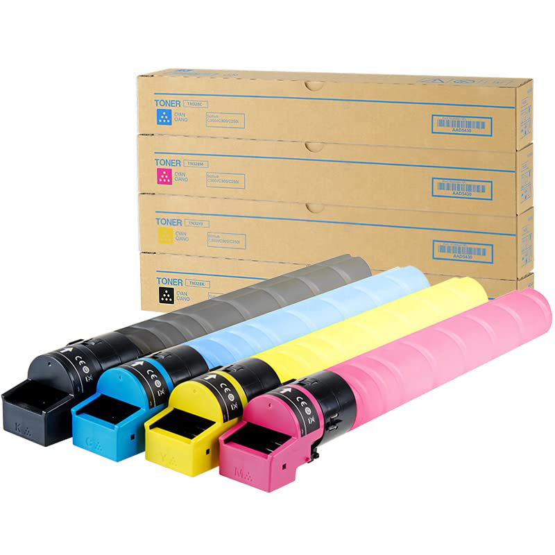 Product image for Konica Minolta TN328K/C/M/Y Full Set Original Toners - Small