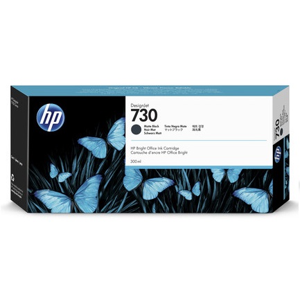 Product image for HP 730 (P2V71A) Matte Black Original High Capacity DesignJet Ink Cartridge - Small