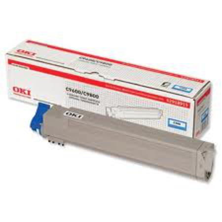 Product image for OKI 42918915 Cyan Original Toner Cartridge - Small