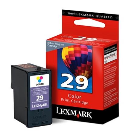 Product image for Lexmark 18C1429E (No.29) Colour Original  Return Program Ink Cartridge - Small