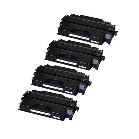 Product image for 999inks Compatible Quad Pack HP 80X Black Laser Toner Cartridges - Small
