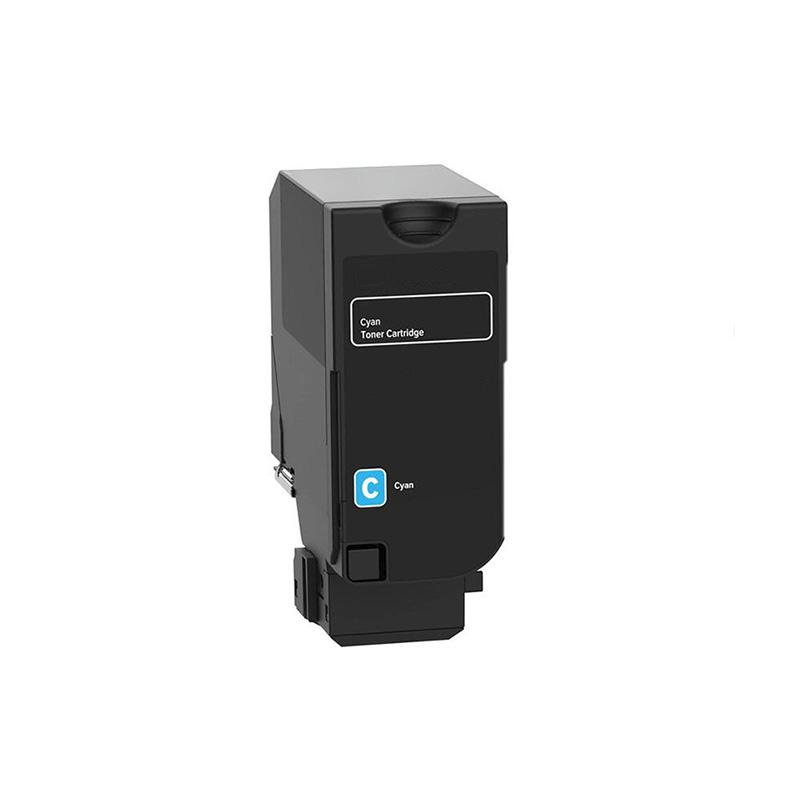 Product image for 999inks Compatible Cyan Lexmark 24B6717 Laser Toner Cartridge - Small