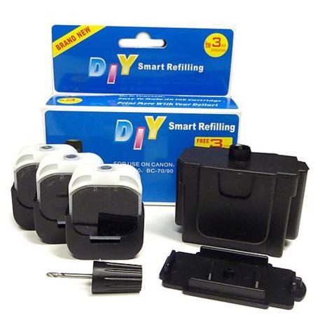 Product image for 999inks Compatible Black Canon DIY PG-40/50 Smart Refilling Kit - Small