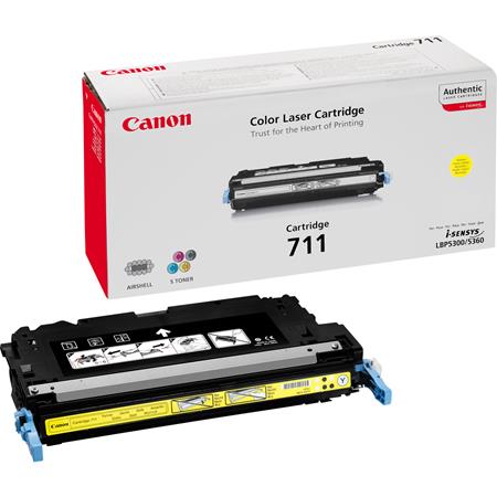 Product image for Canon 711Y Yellow Original Laser Toner Cartridge - Small
