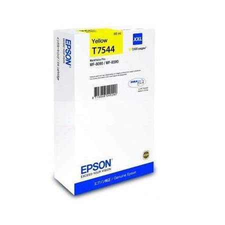 Product image for Epson T7544 (T754440) Yellow Original Extra High Capacity Ink Cartridge - Small