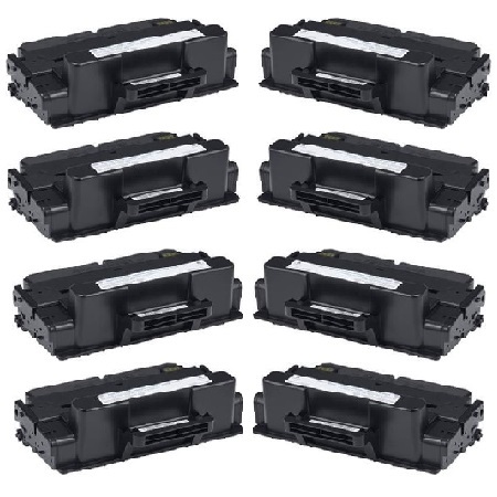 Product image for 999inks Compatible Eight Pack Dell 593-BBBJ Black Laser Toner Cartridges - Small