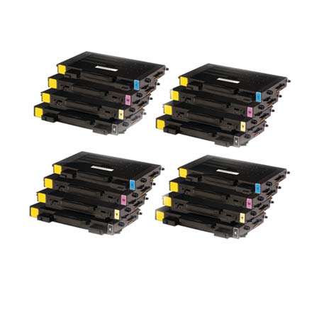 Product image for 999inks Compatible Multipack Samsung CLP-510 4 Full Sets High Capacity Laser Toner Cartridges - Small