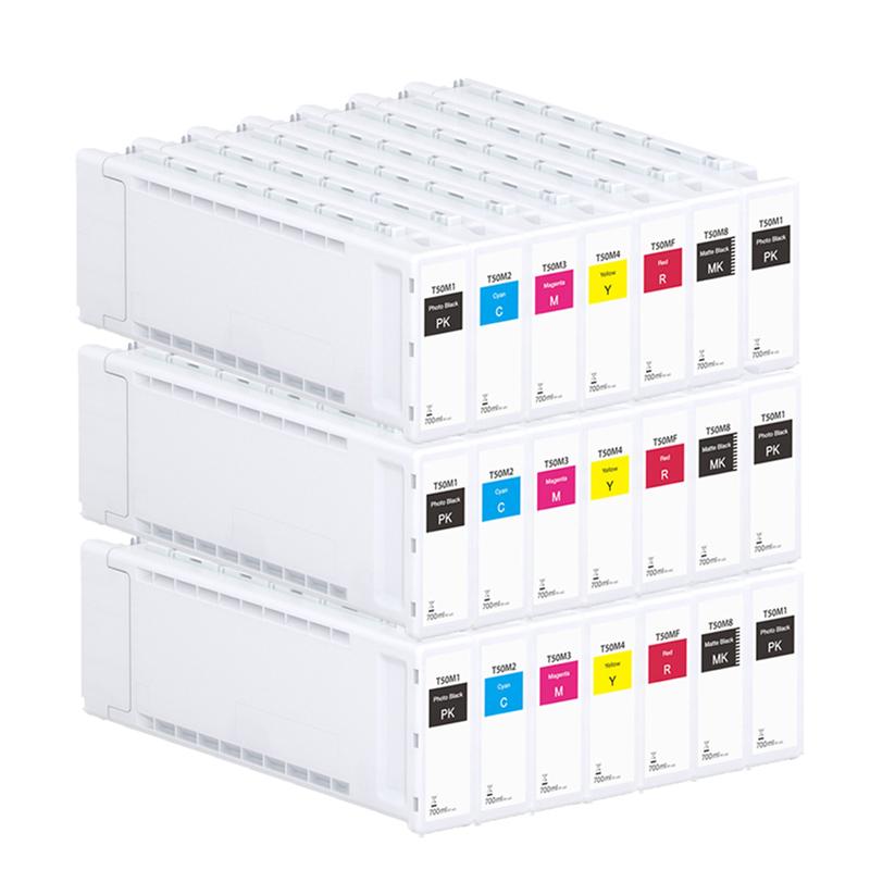 Product image for 999inks Compatible Multipack Epson T50M1/MF 3 Full Sets + 3 FREE Photo BLACK Full Set Inkjet High Capacity Printer Cartridges - Small